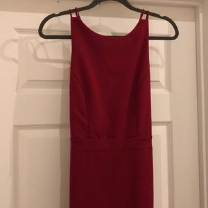 Long maroon Windsor dress NWT